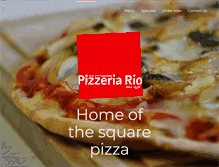 Tablet Screenshot of pizzeriario.com.au